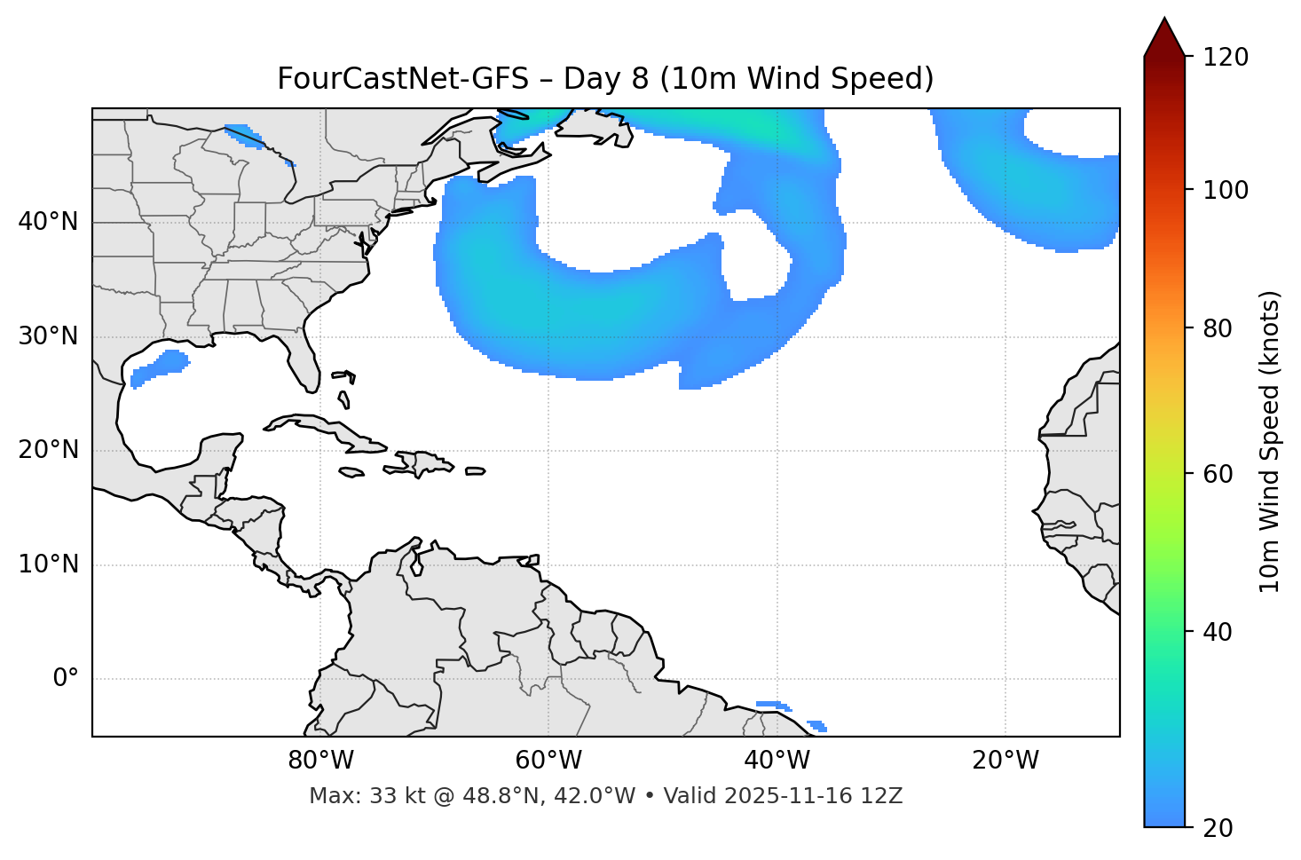 FourCastNet-GFS - Day 08
