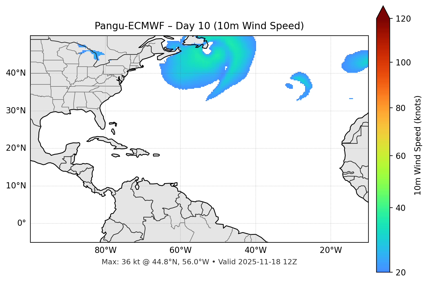 Pangu-ECMWF - Day 10