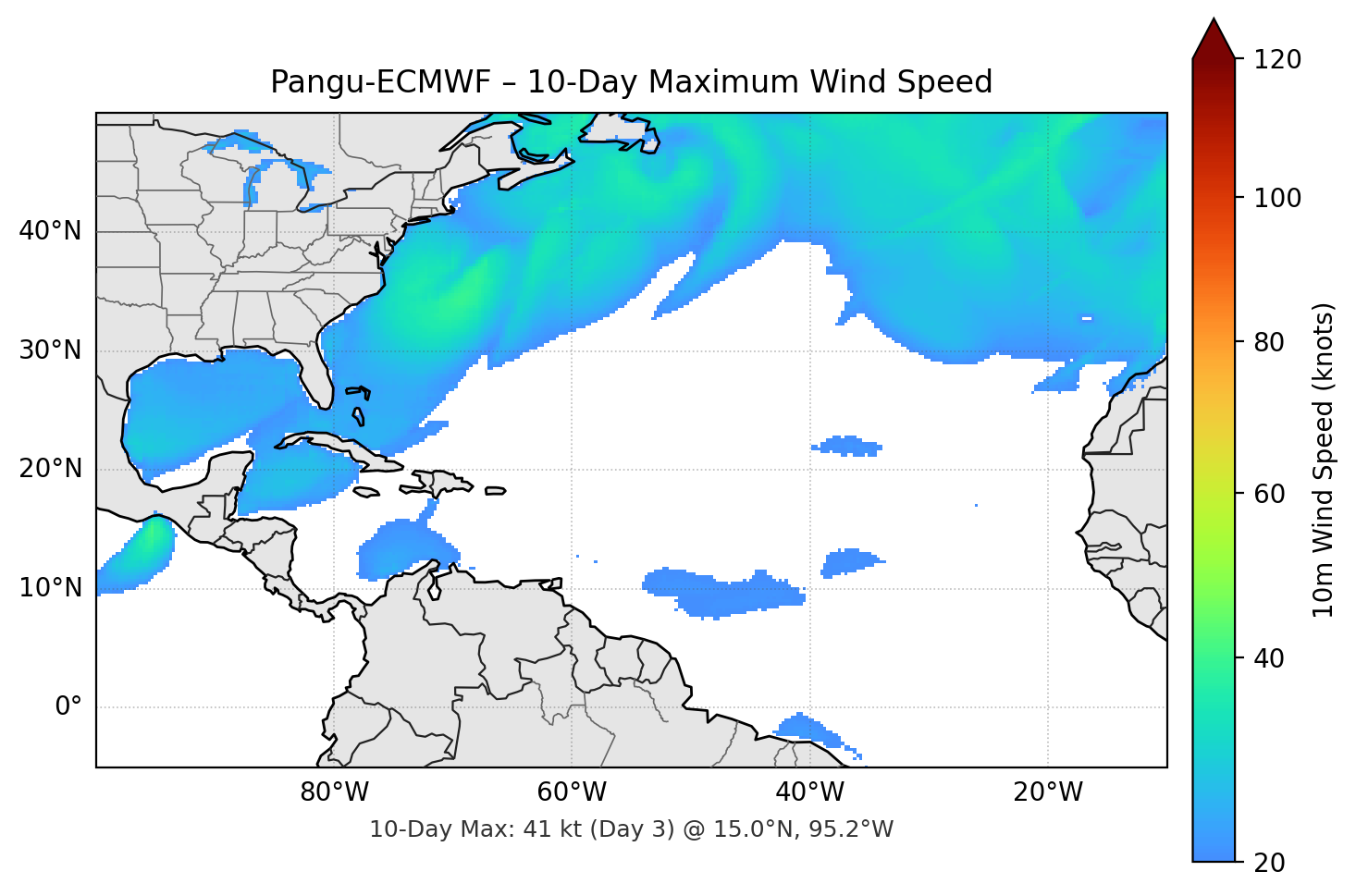 Pangu-ECMWF 10-Day Max