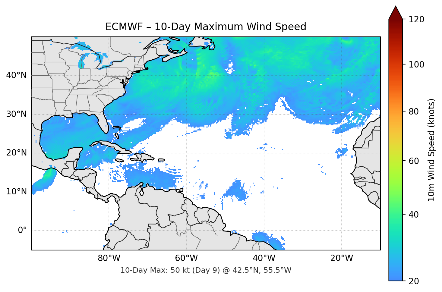 ECMWF 10-Day Max