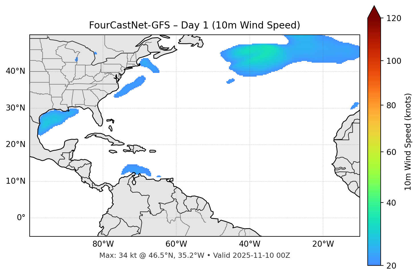 FourCastNet-GFS - Day 01