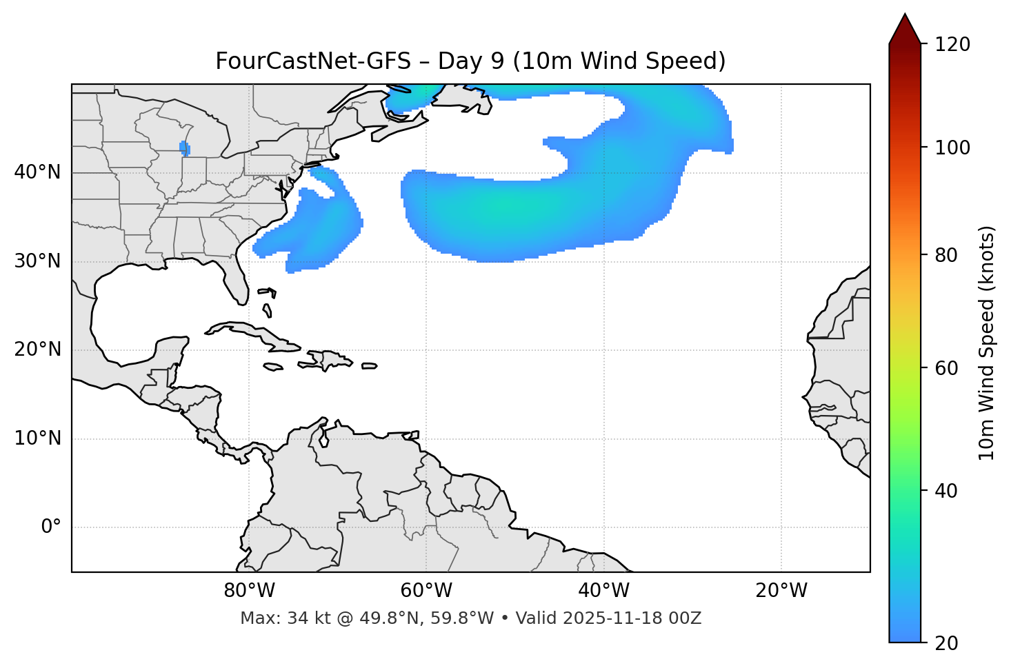 FourCastNet-GFS - Day 09