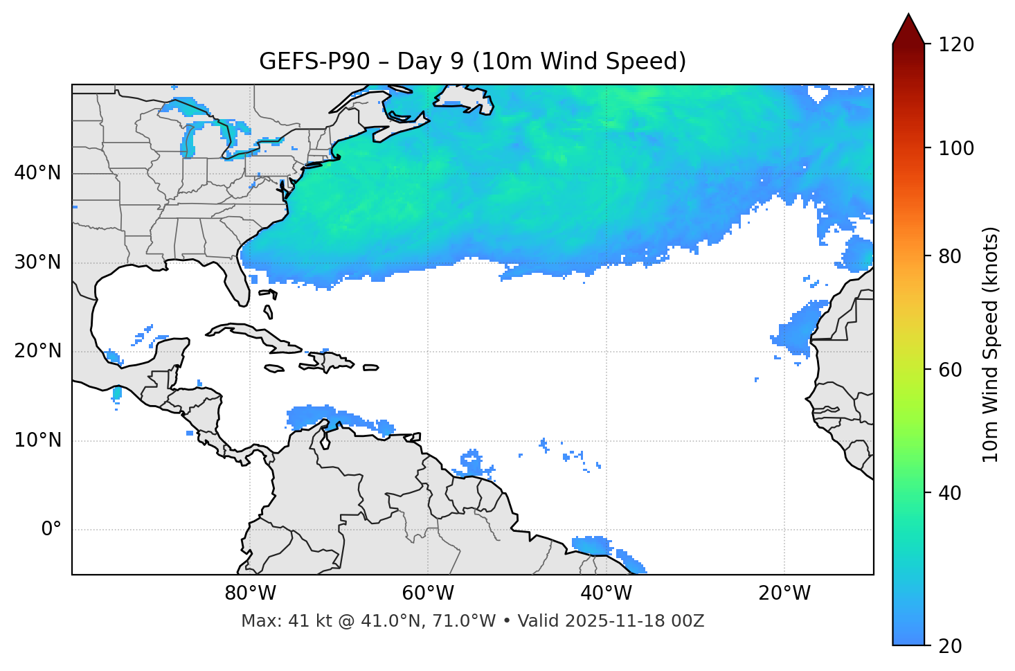 GEFS-P90 - Day 09