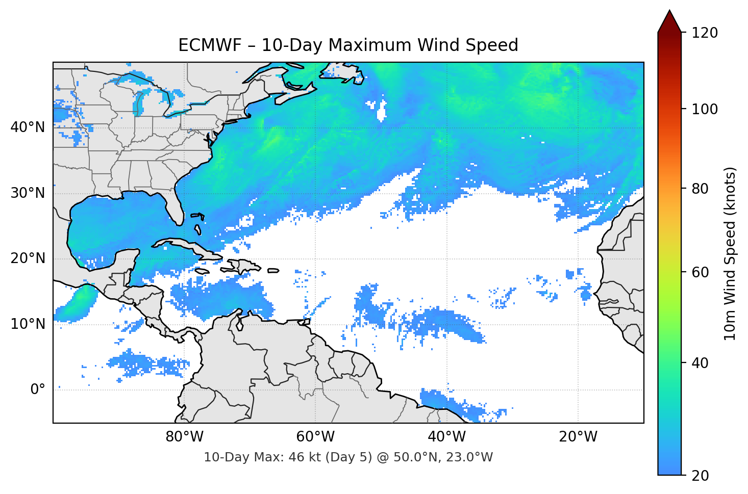 ECMWF 10-Day Max