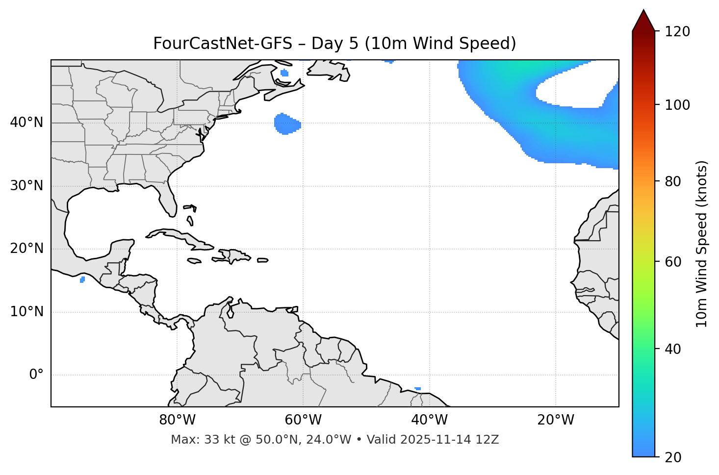 FourCastNet-GFS - Day 05