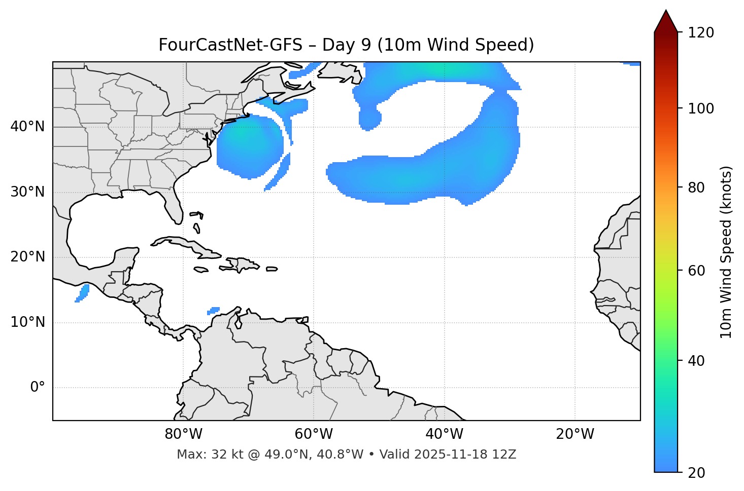 FourCastNet-GFS - Day 09