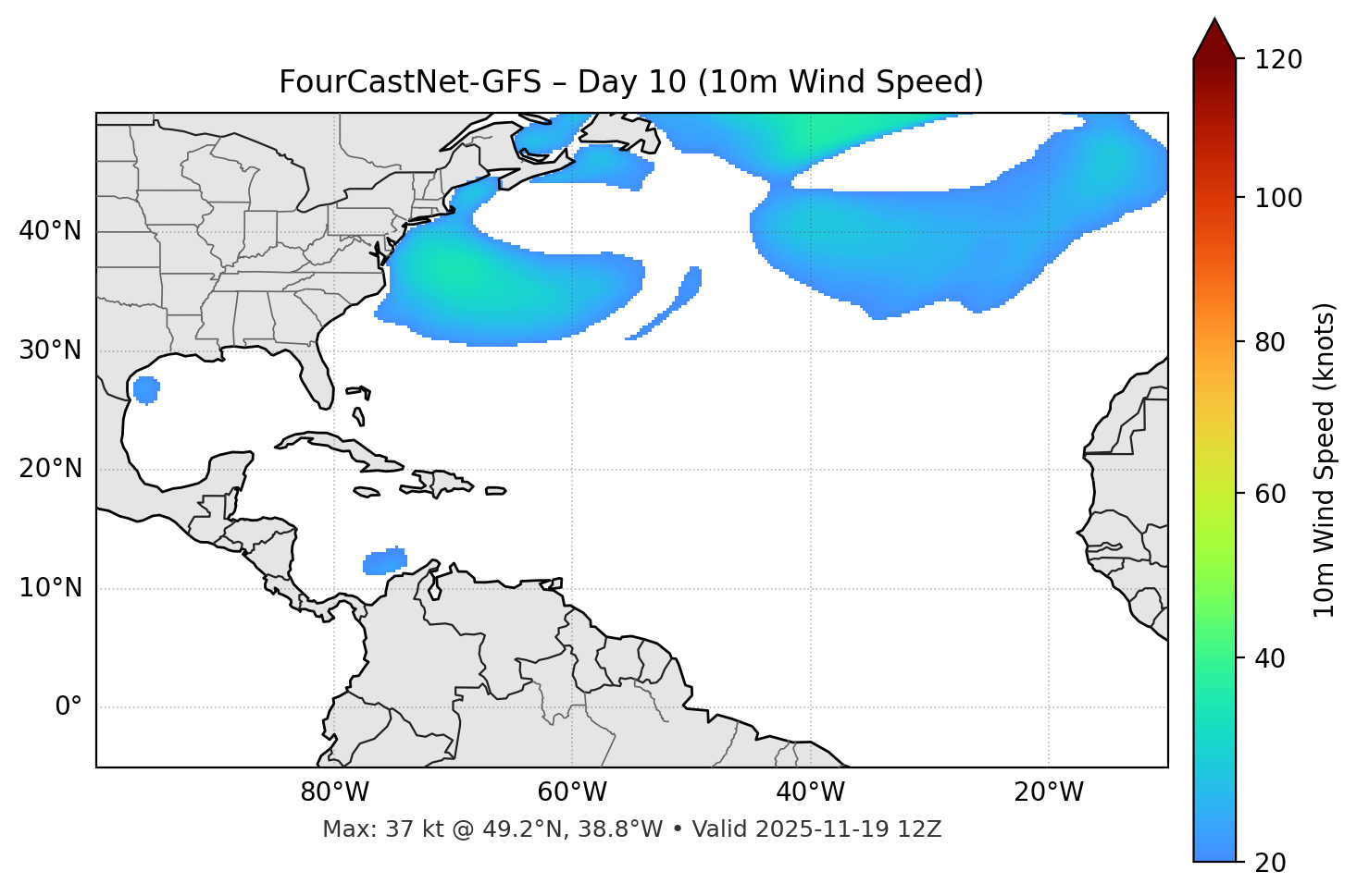 FourCastNet-GFS - Day 10