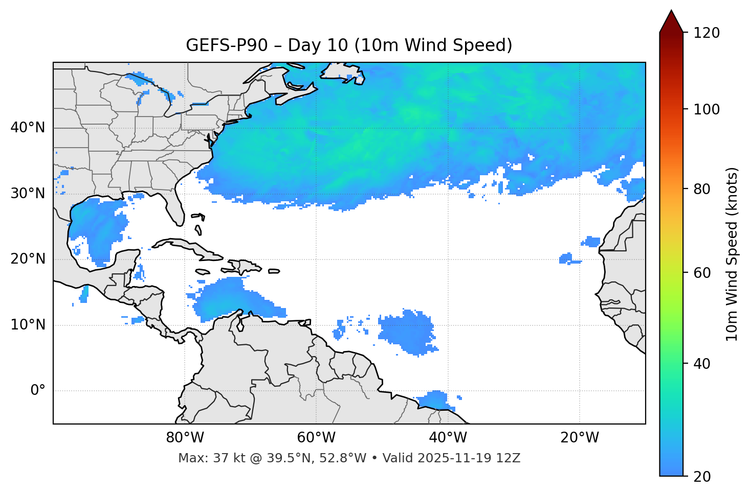 GEFS-P90 - Day 10