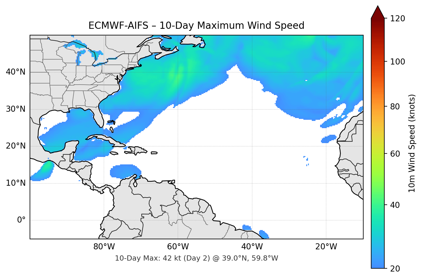 ECMWF-AIFS 10-Day Max