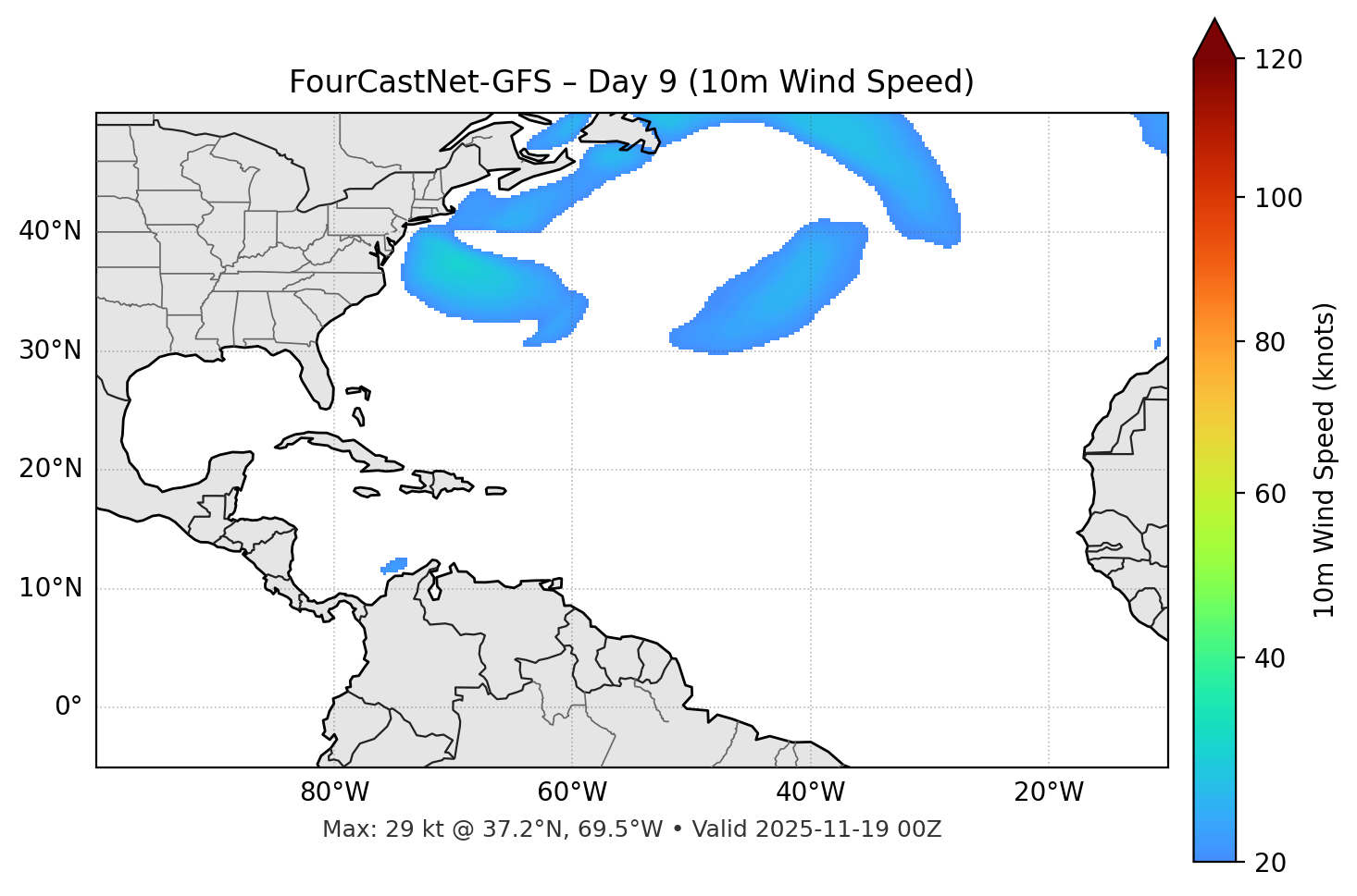 FourCastNet-GFS - Day 09