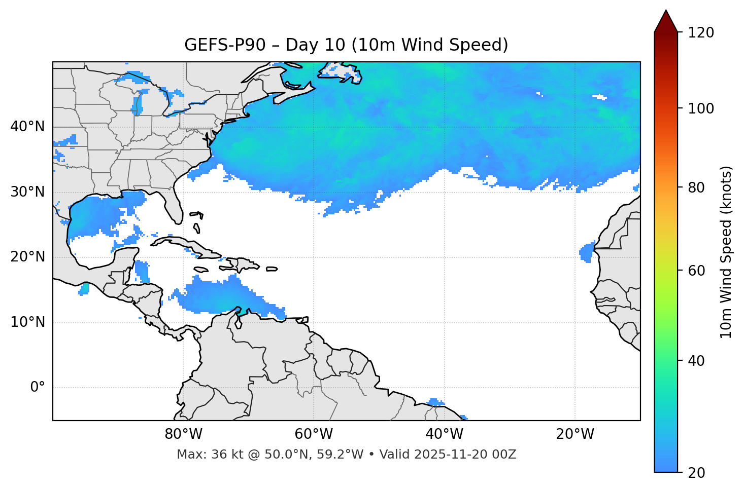 GEFS-P90 - Day 10