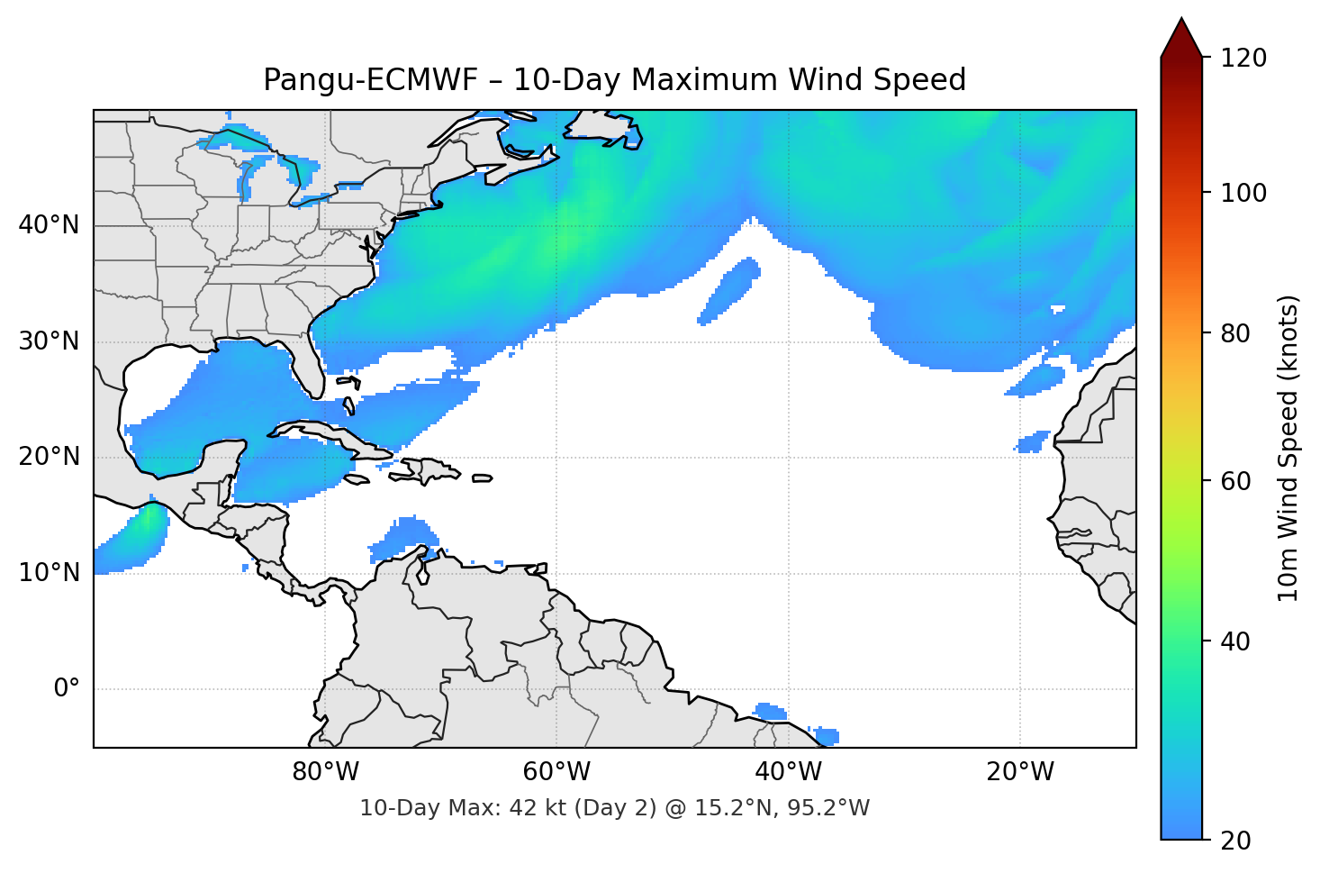 Pangu-ECMWF 10-Day Max