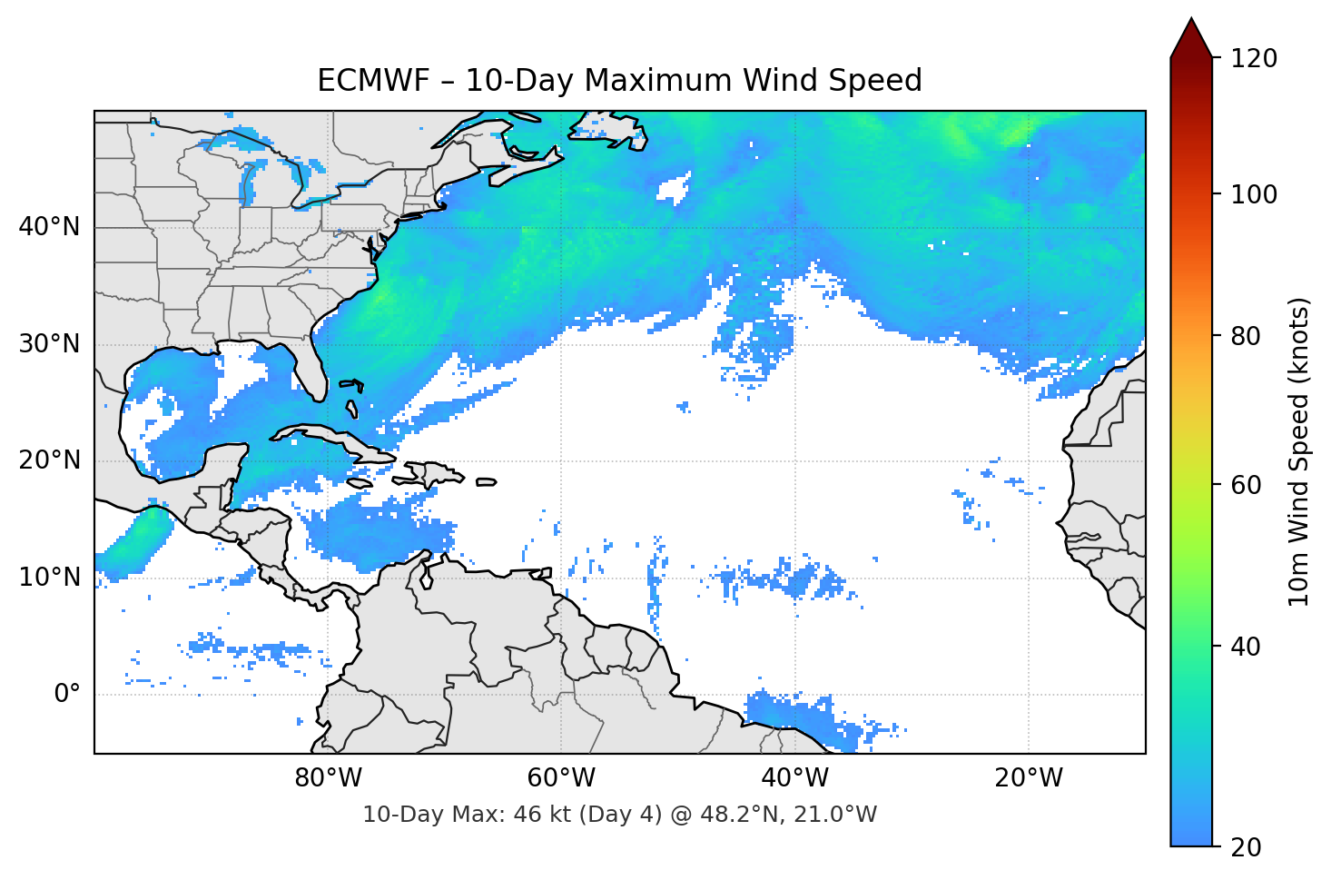 ECMWF 10-Day Max