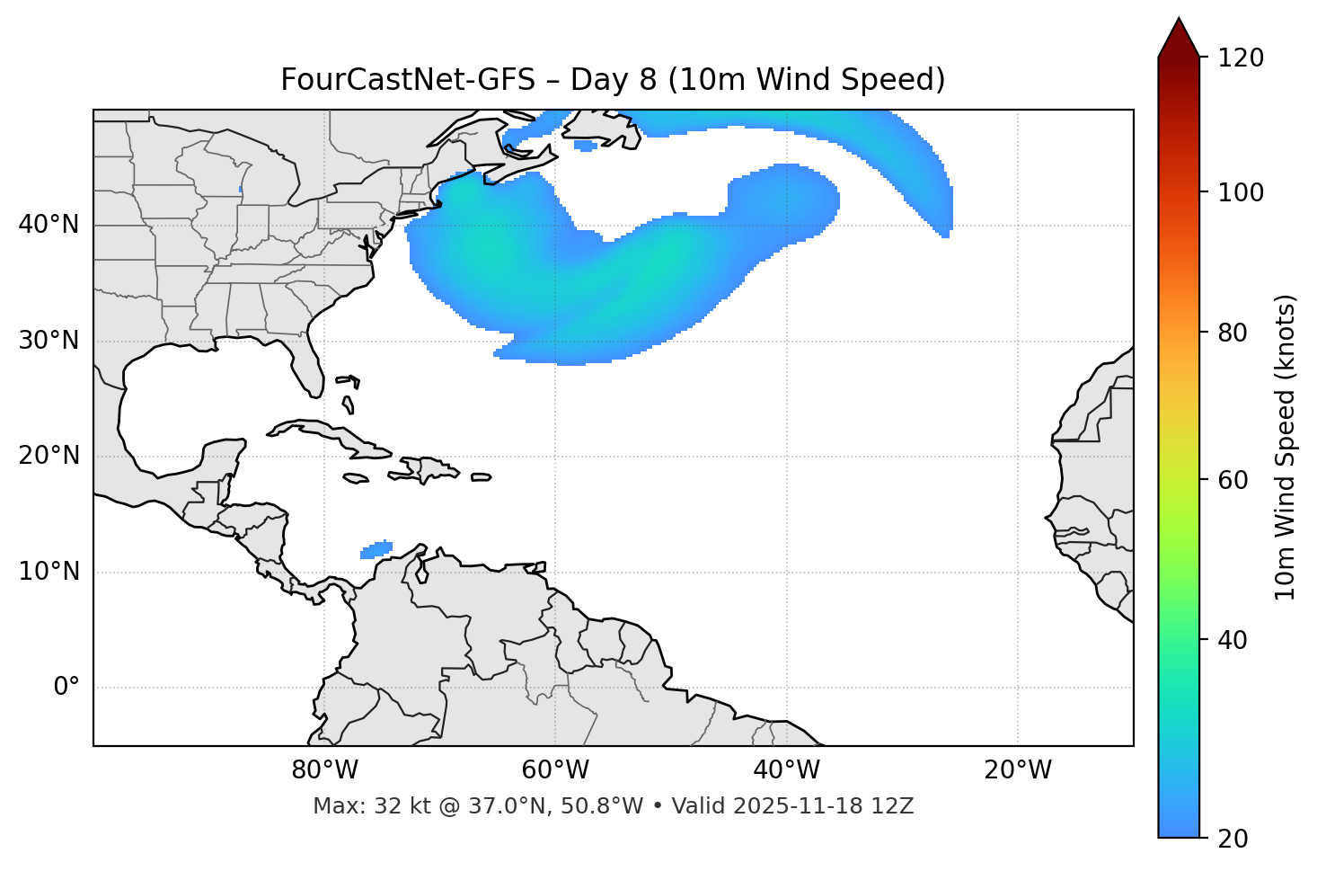 FourCastNet-GFS - Day 08