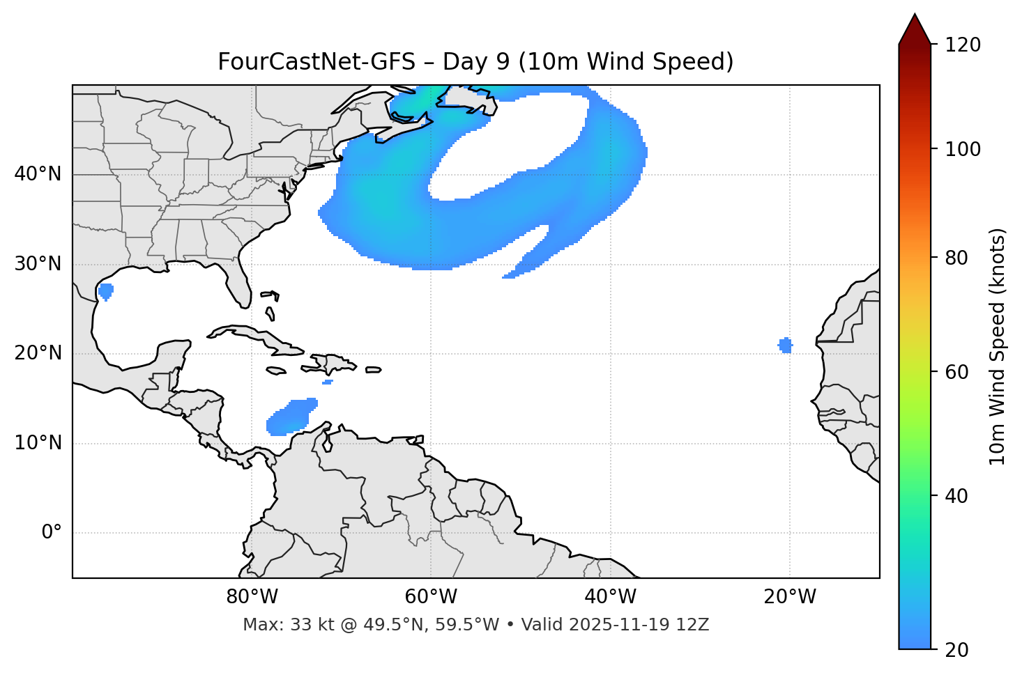 FourCastNet-GFS - Day 09