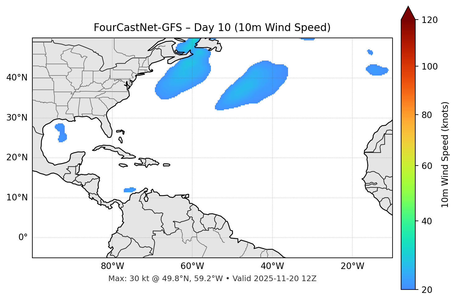 FourCastNet-GFS - Day 10