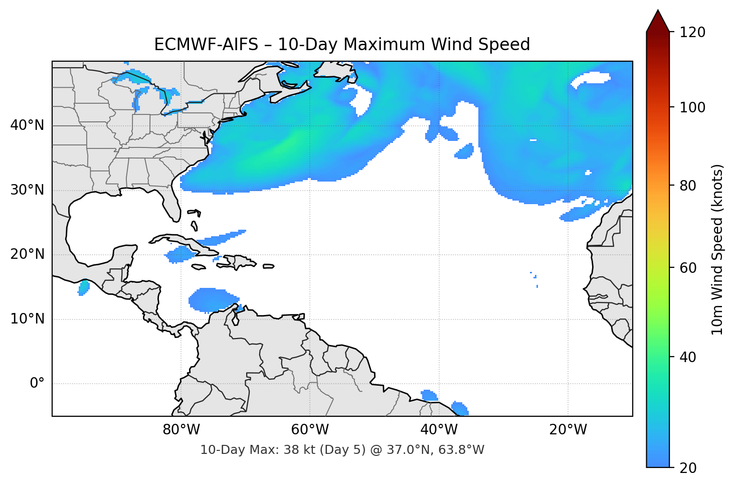 ECMWF-AIFS 10-Day Max