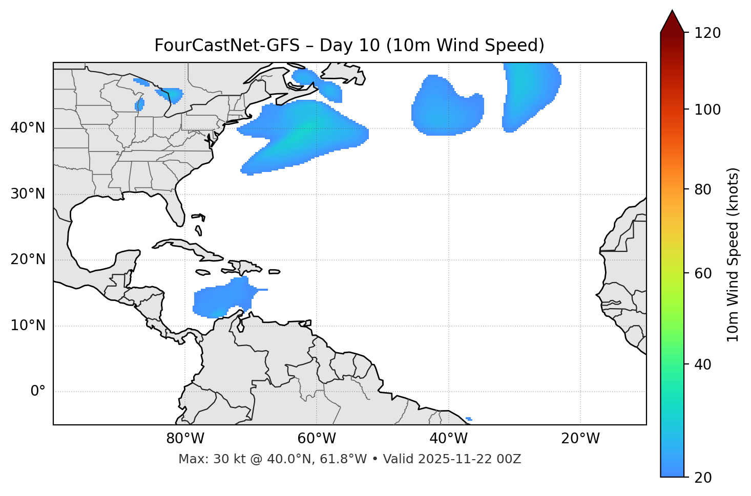 FourCastNet-GFS - Day 10