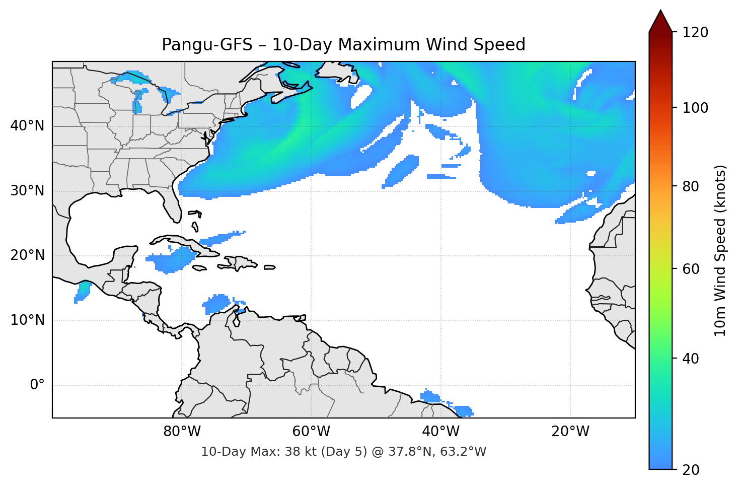 Pangu-GFS 10-Day Max