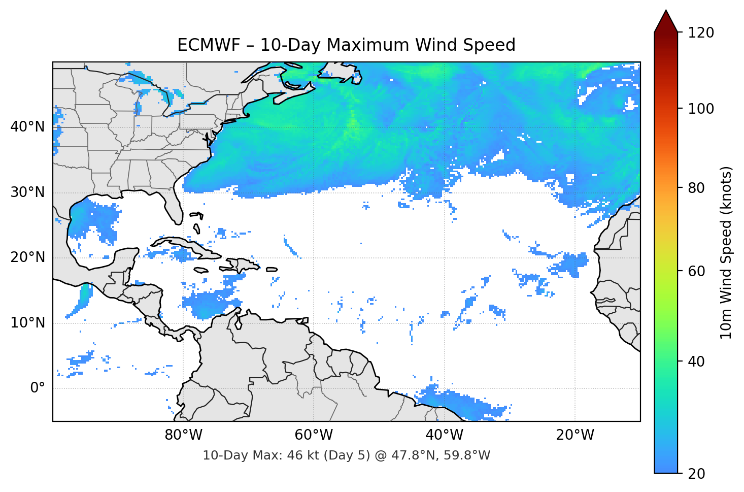 ECMWF 10-Day Max