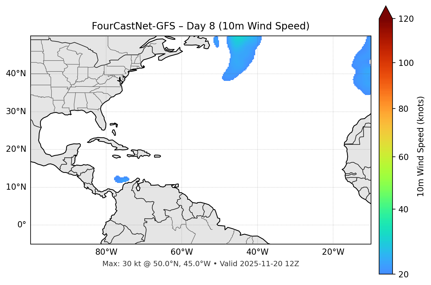 FourCastNet-GFS - Day 08