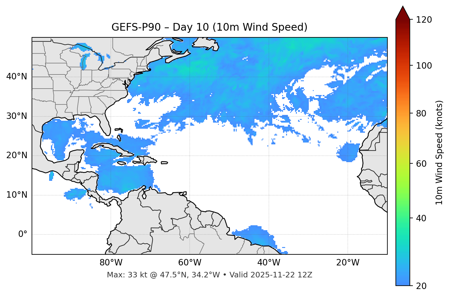 GEFS-P90 - Day 10