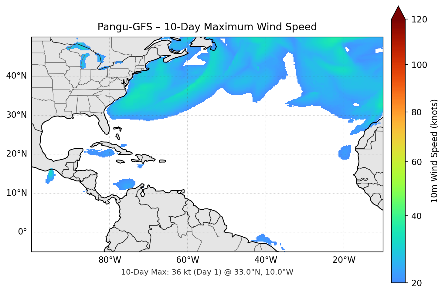 Pangu-GFS 10-Day Max