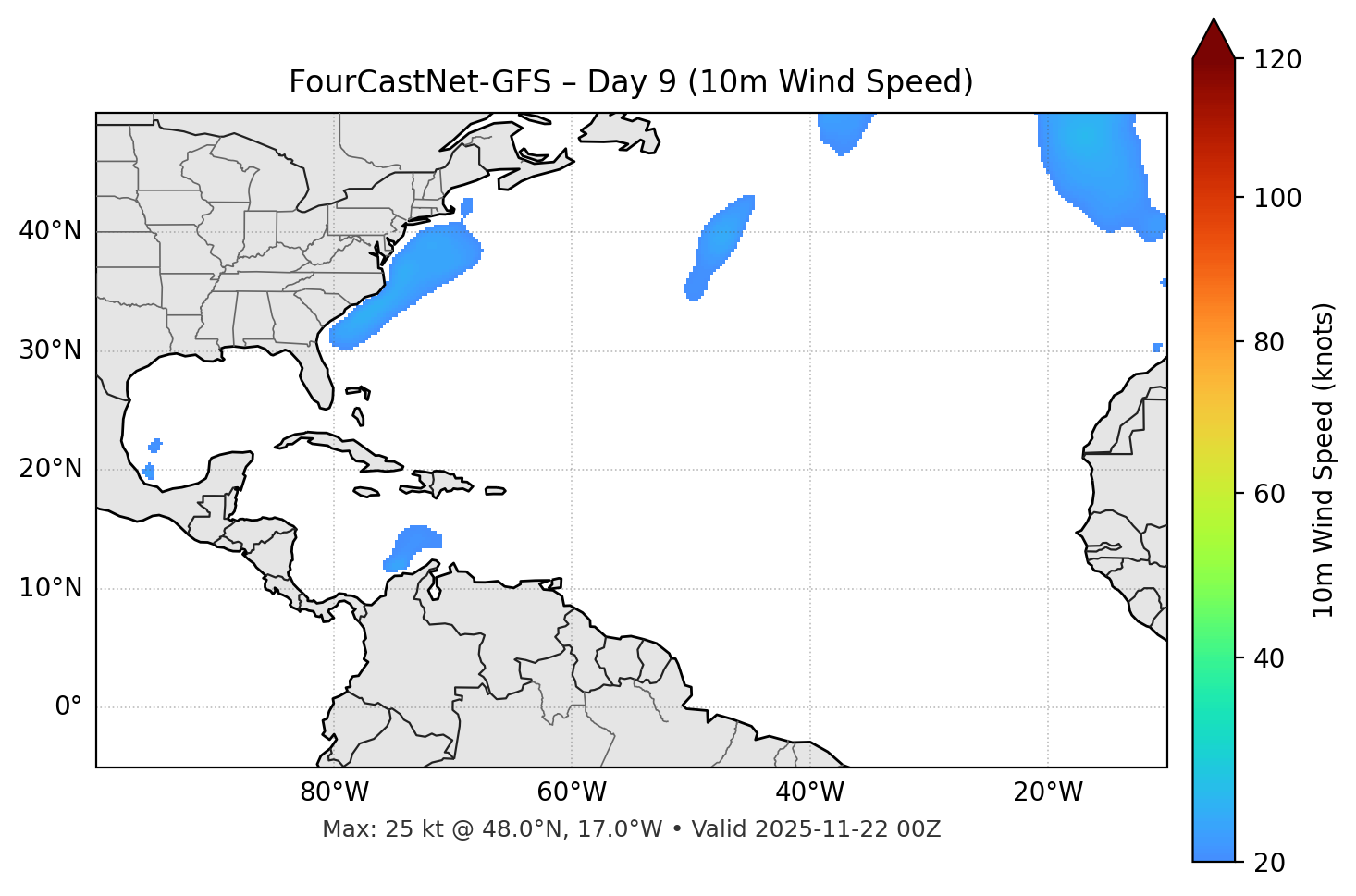 FourCastNet-GFS - Day 09
