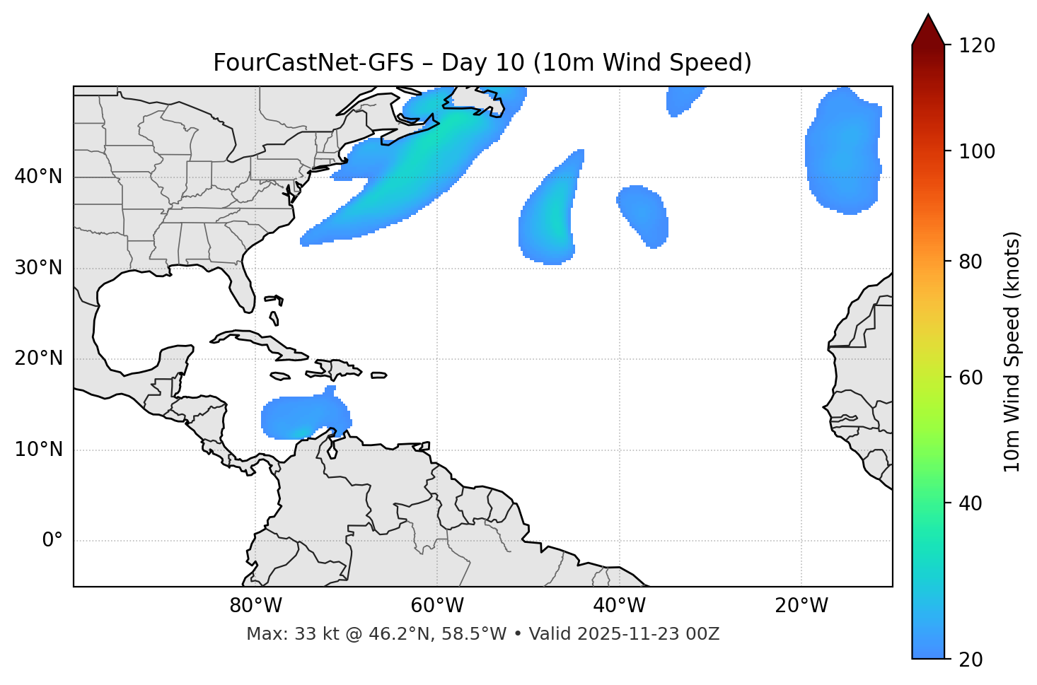 FourCastNet-GFS - Day 10