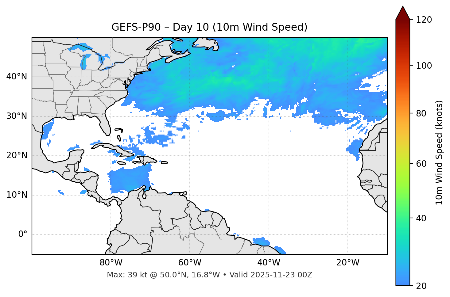 GEFS-P90 - Day 10