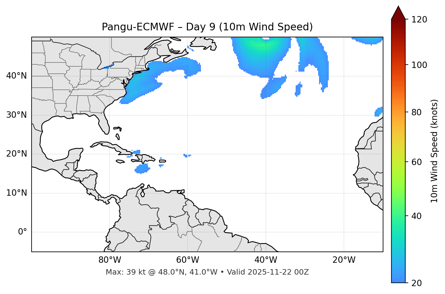 Pangu-ECMWF - Day 09