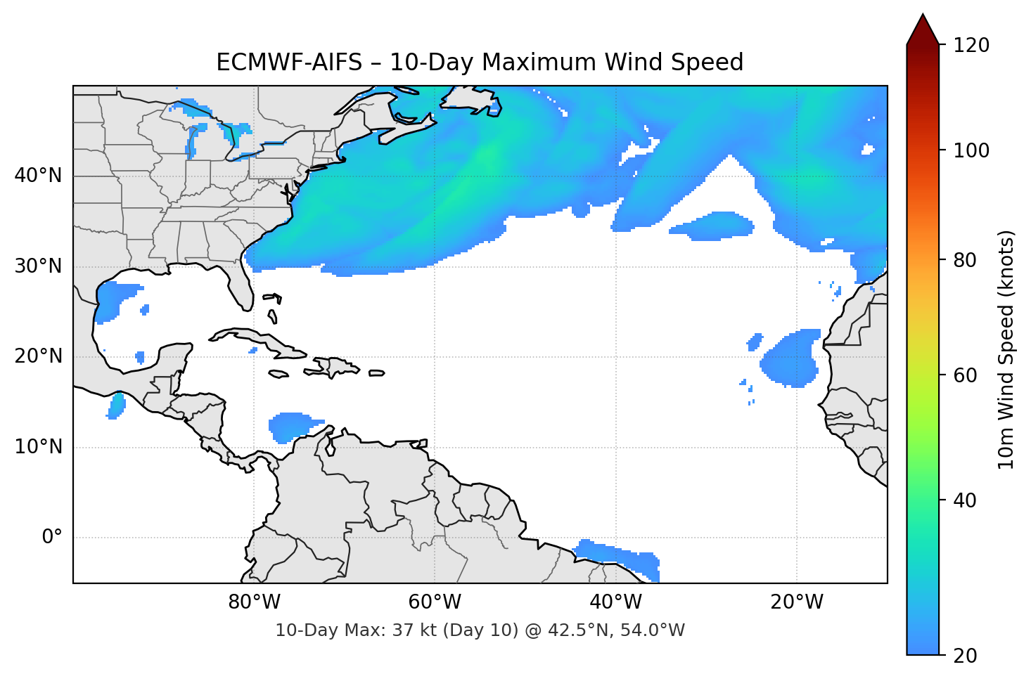 ECMWF-AIFS 10-Day Max