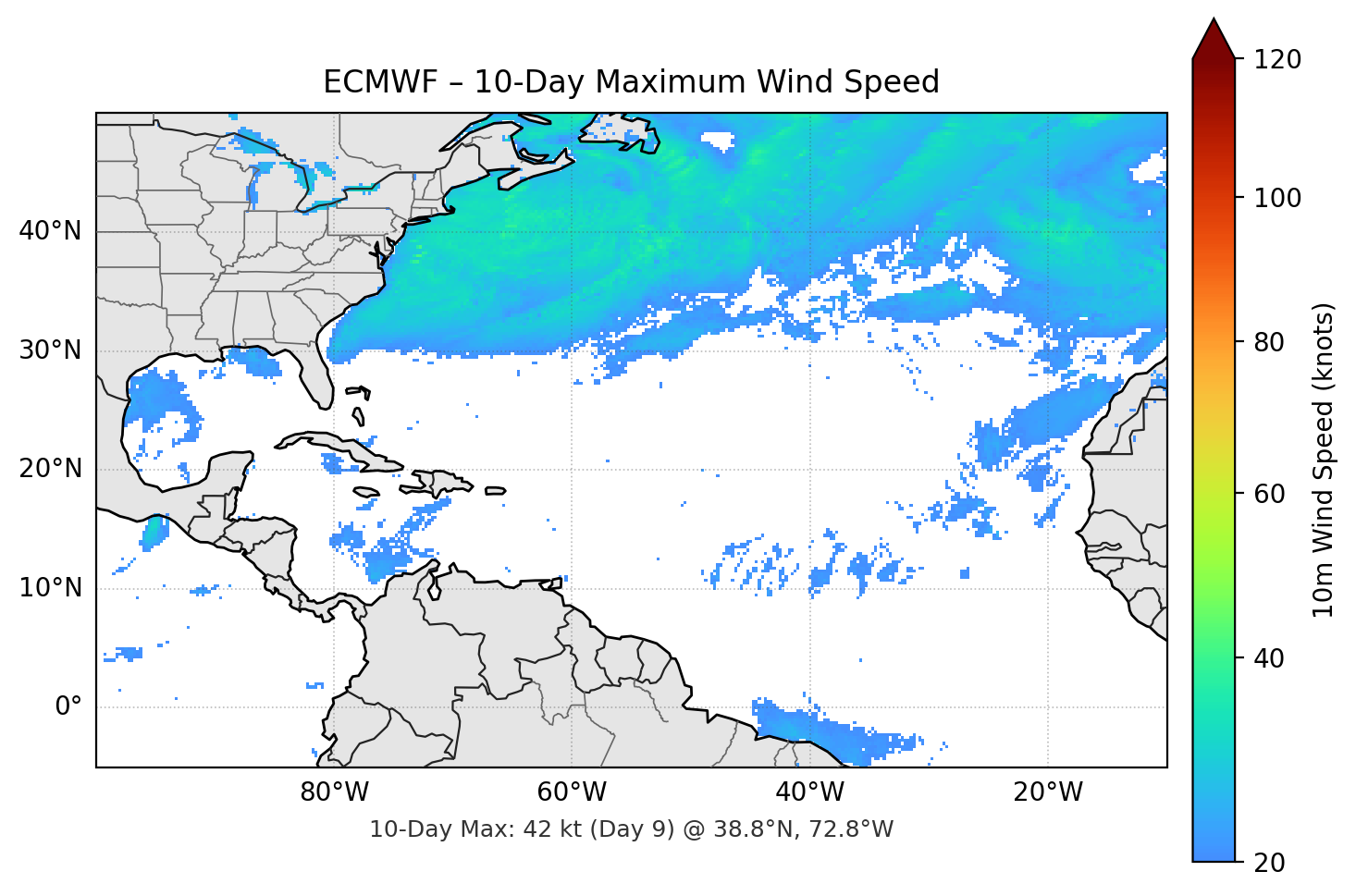 ECMWF 10-Day Max