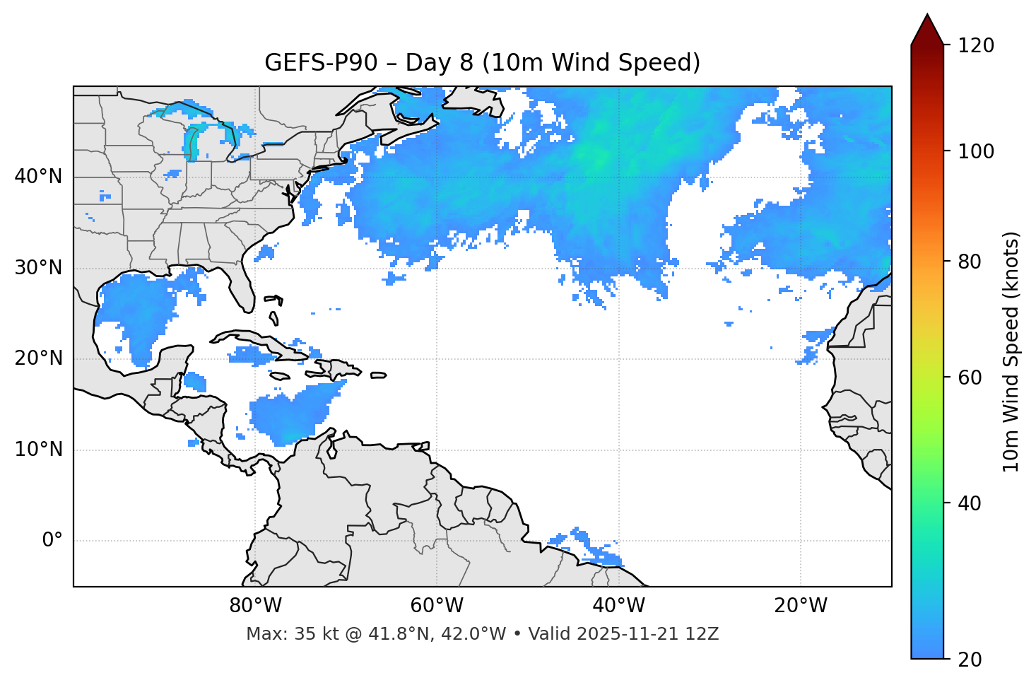 GEFS-P90 - Day 08