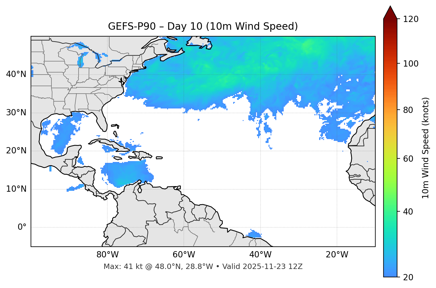 GEFS-P90 - Day 10