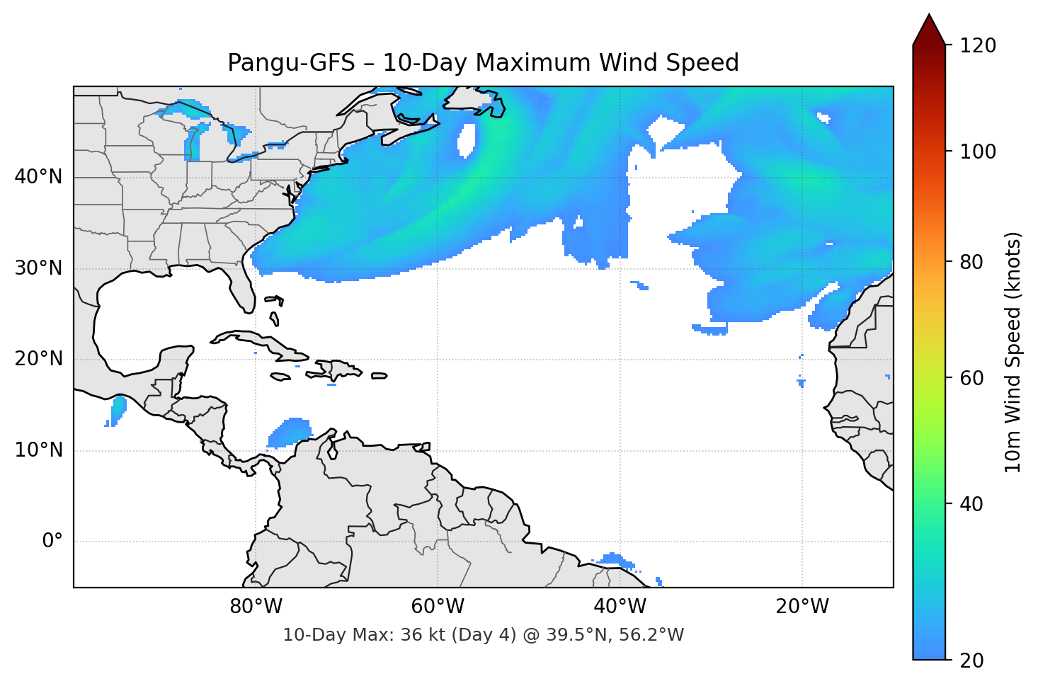 Pangu-GFS 10-Day Max