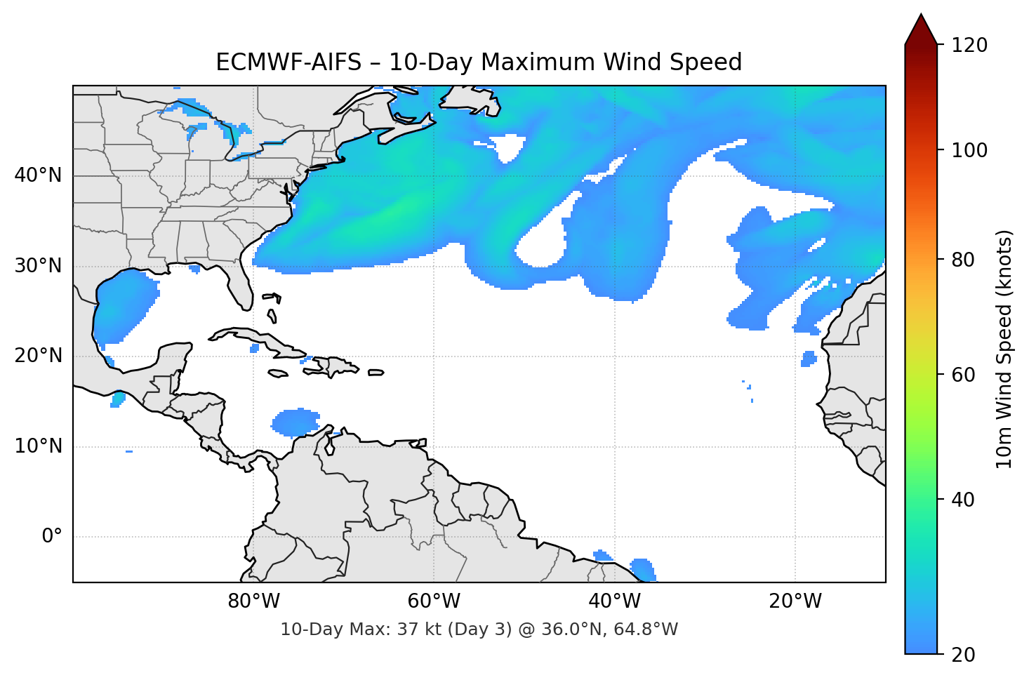 ECMWF-AIFS 10-Day Max