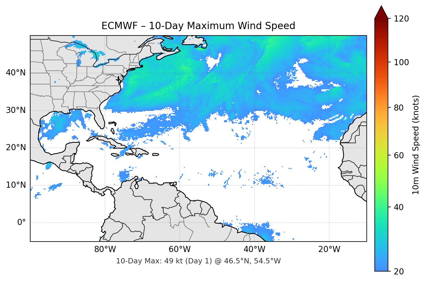 ECMWF 10-Day Max