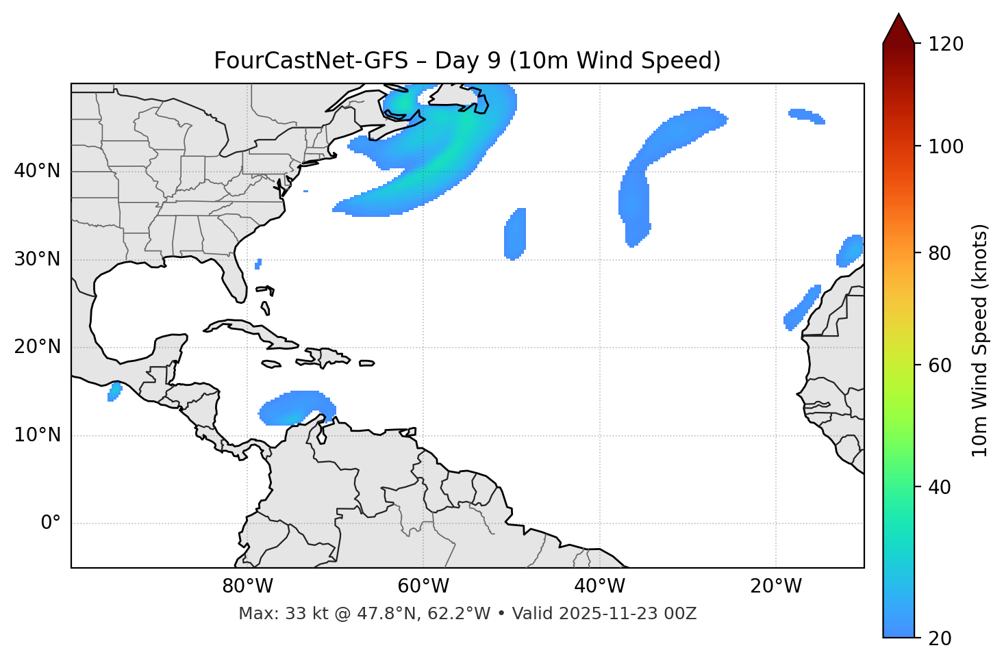 FourCastNet-GFS - Day 09