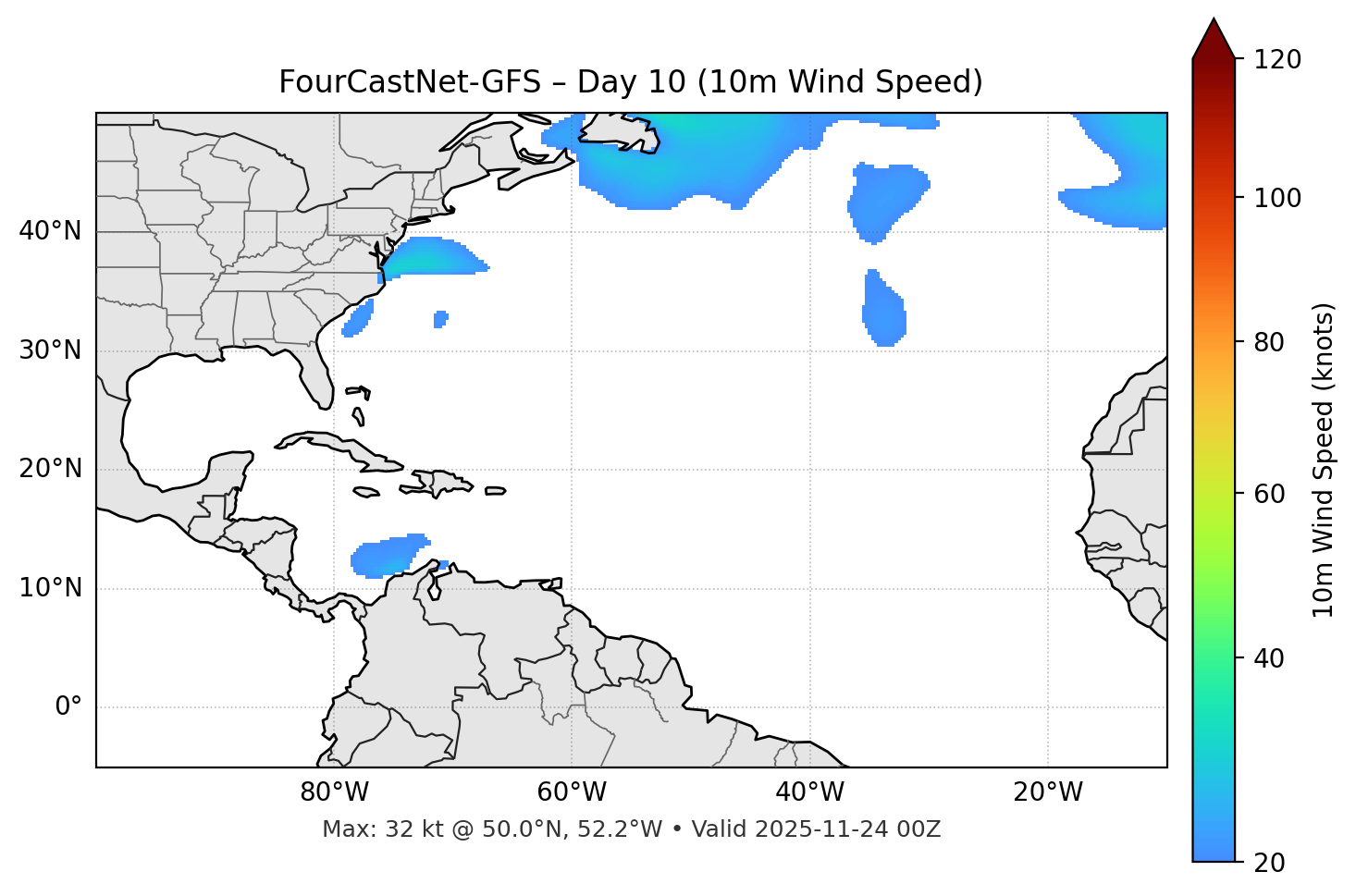 FourCastNet-GFS - Day 10