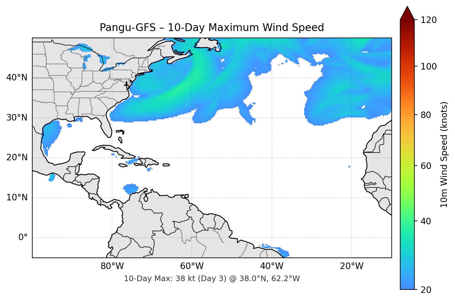 Pangu-GFS 10-Day Max