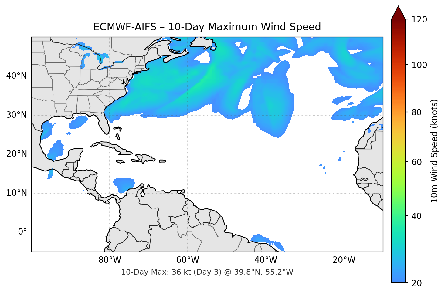 ECMWF-AIFS 10-Day Max