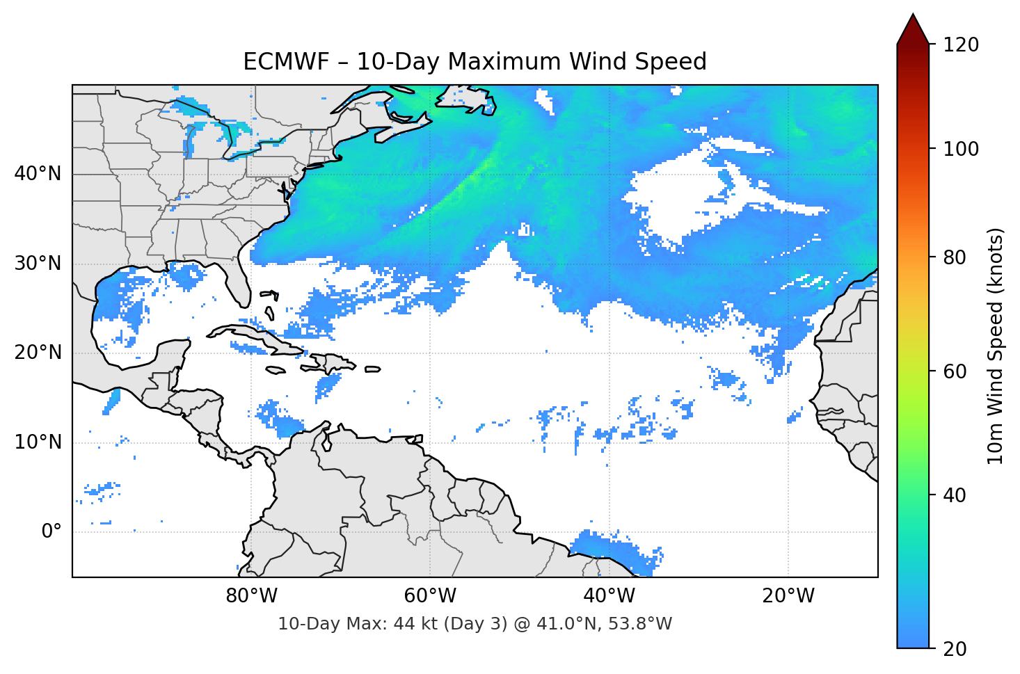 ECMWF 10-Day Max