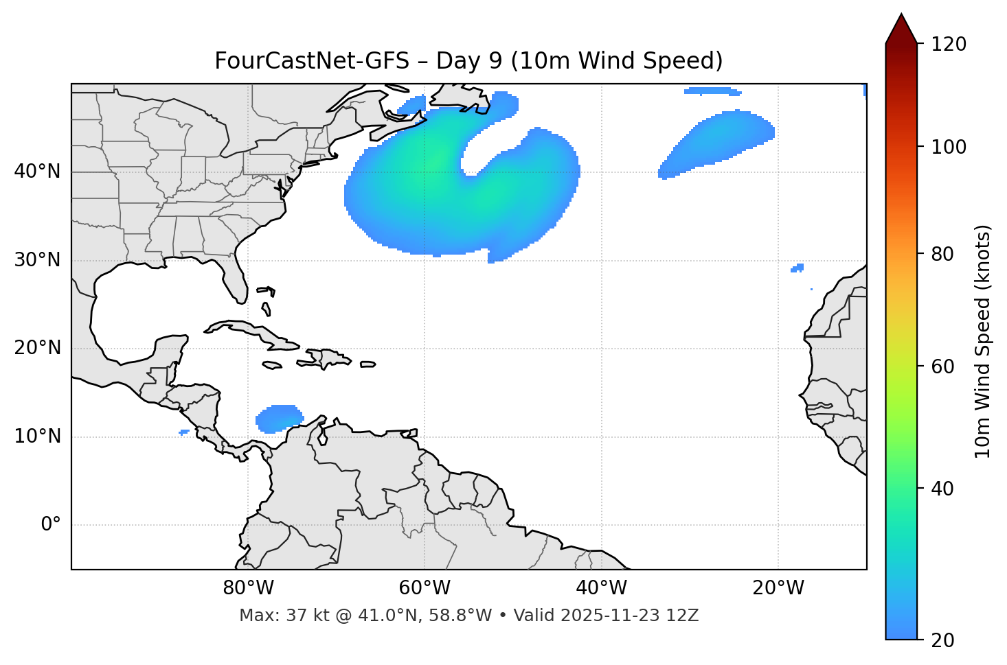 FourCastNet-GFS - Day 09