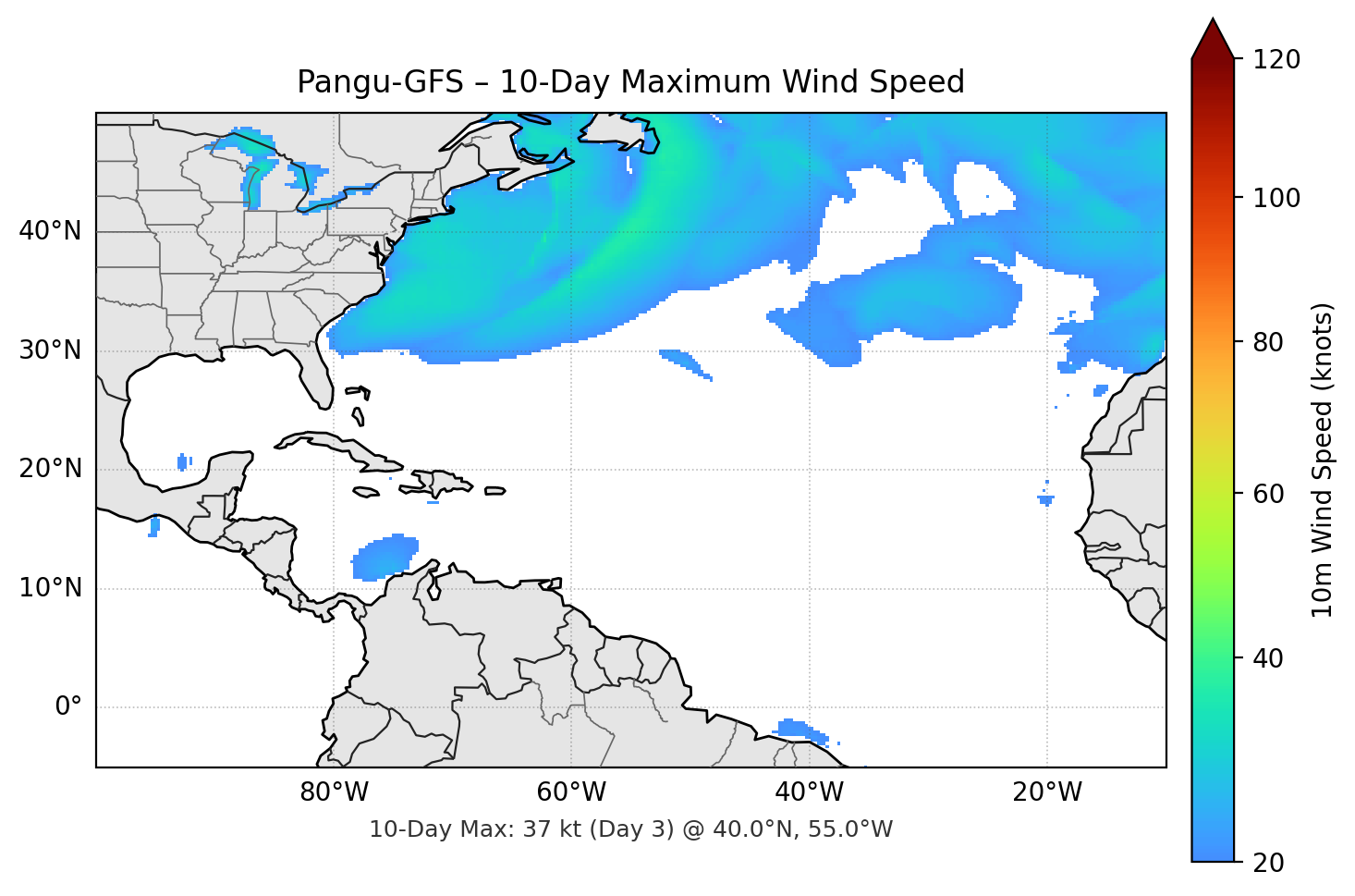 Pangu-GFS 10-Day Max