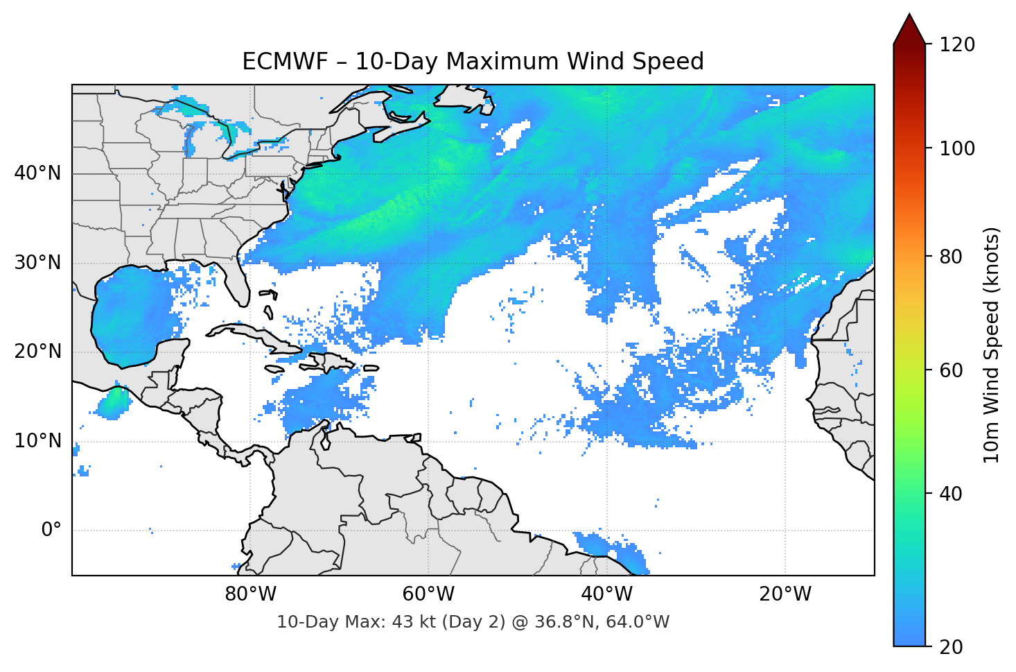 ECMWF 10-Day Max