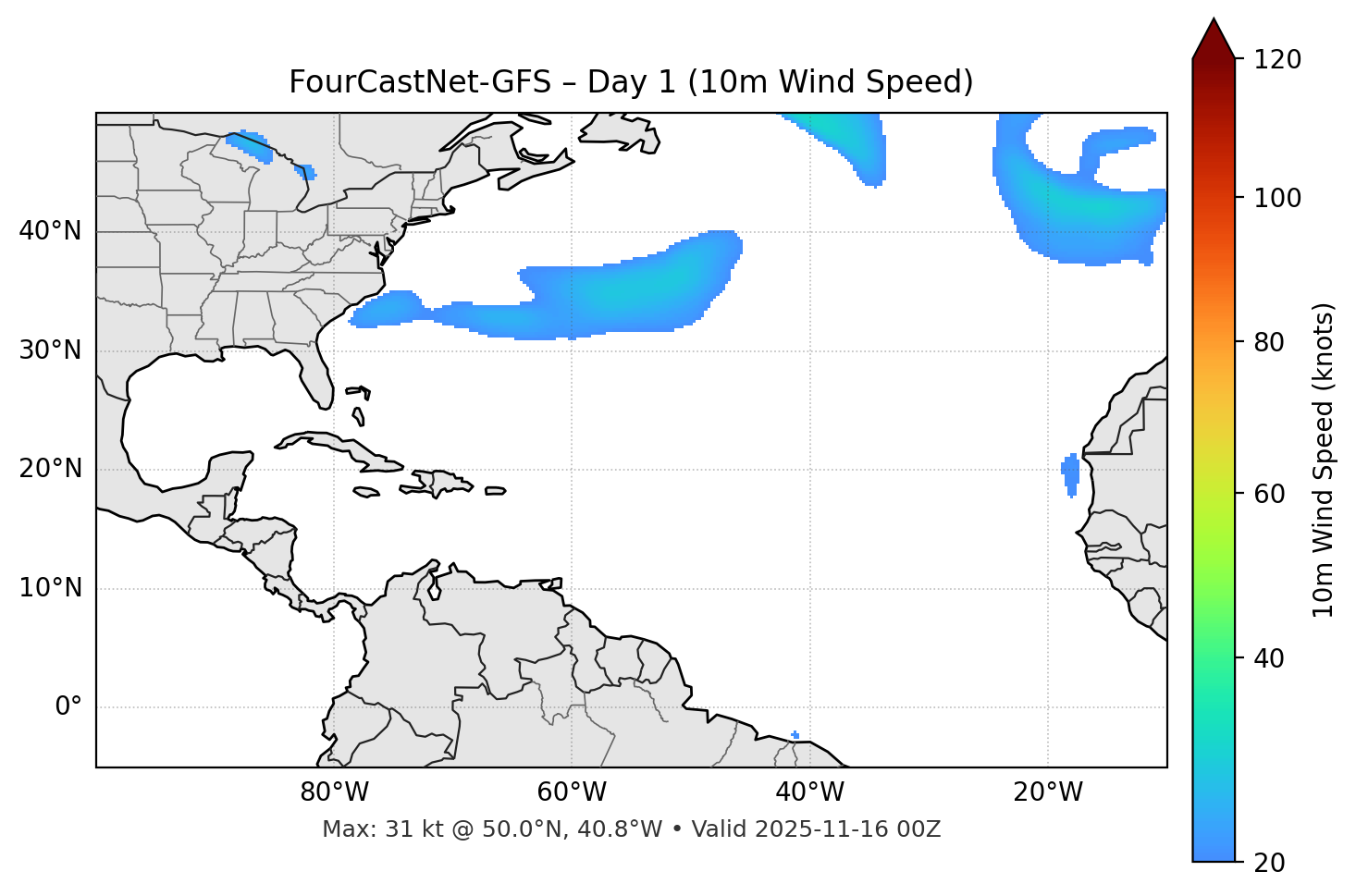 FourCastNet-GFS - Day 01