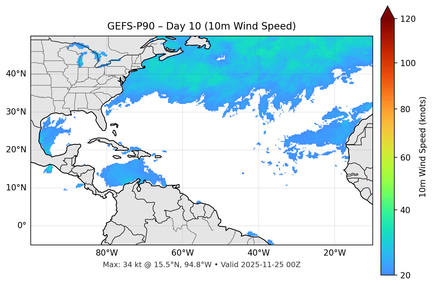 GEFS-P90 - Day 10