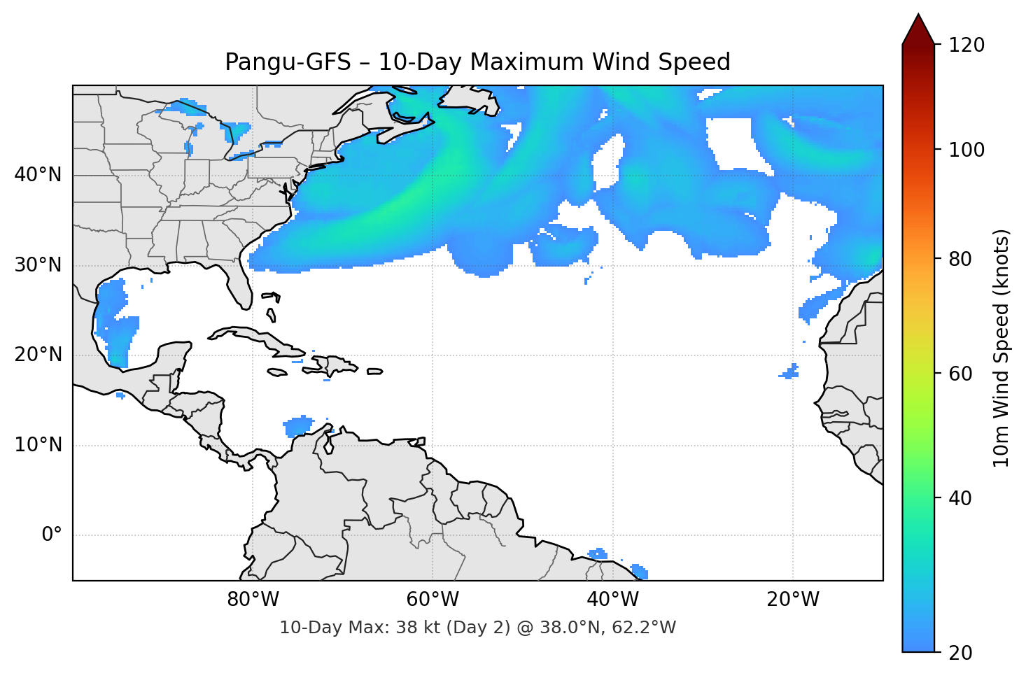 Pangu-GFS 10-Day Max