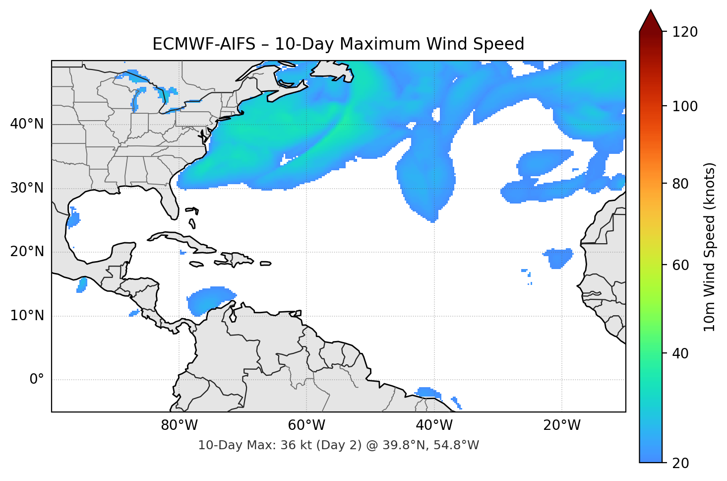 ECMWF-AIFS 10-Day Max
